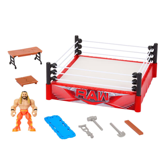 WWE Knuckle Crunchers Rebound Ring & Action Figure, Playset With Seth Rollins Mini Figure - Image 1 of 5