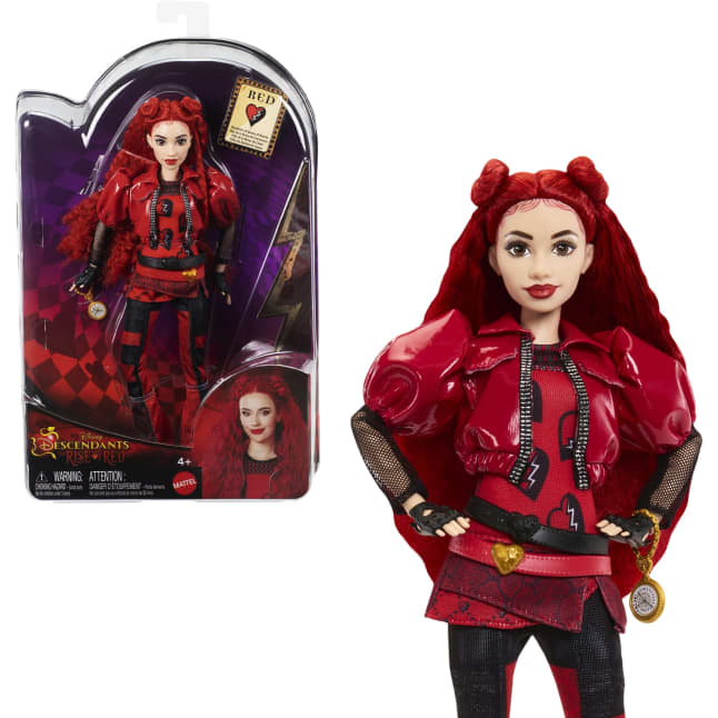 Muñeca De Moda De Bridget, La Joven Reina De Corazones, Y Accesorio De La Película De Disney “Descendants 4: The Rise Of Red” - Imagen 1 de 6