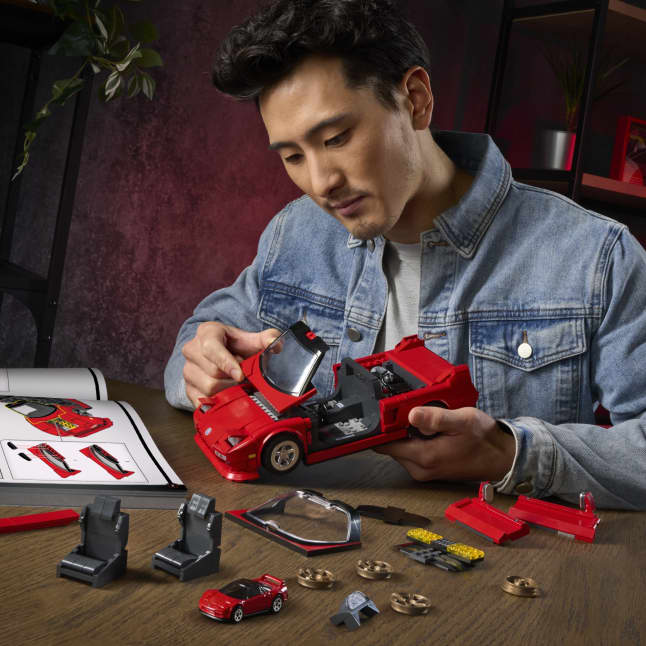 Conjunto De Construcción Del ’90Acura Nsx De Hot Wheels De Mattel Brick Shop (876Piezas) Para Coleccionistas - Imagen 1 de 5