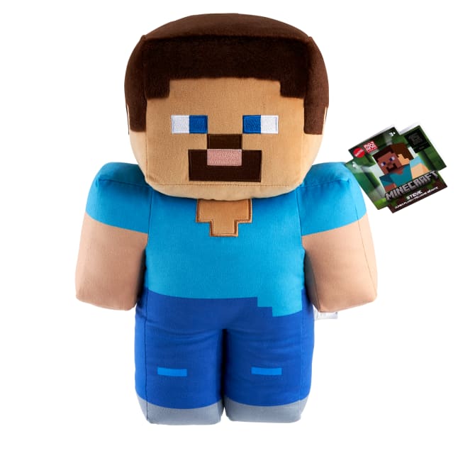 Λούτρινη Φιγούρα Minecraft Steve 40 Εκ., Pixel Σχέδιο - Bild 1 von 