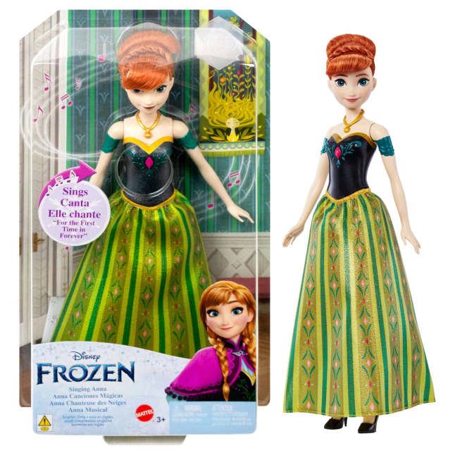 Disney Frozen Toys, Singing Anna Doll - Image 1 of 6