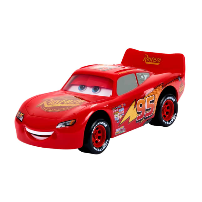Disney Ve Pixar Cars, Hareketli Gözlere Ve Ağza Sahip Hareketli DOStlar Şimşek Mcqueen Oyuncak Arabası - Image 1 of 5