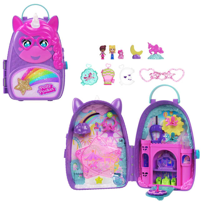 Polly Pocket Coffret Licorne Tout Doux - Imagen 1 de 