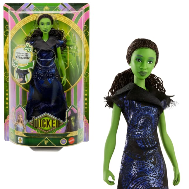 Universal Pictures’ Wicked: For Good Singing Elphaba Doll, Movie-Inspired Outfit, Sings “For Good