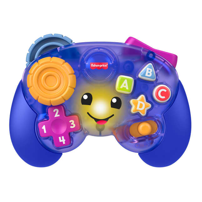 Fisher-Price Laugh & Learn Game & Learn Controller, Purple, Baby & Toddler Musical Video Game Toy - Image 1 of 6
