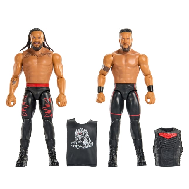 WWE Main Event Showdown Tama Tonga & Jacob Fatu Action Figures Set, Series #24, 6-Inch Collectibles - Imagen 1 de 6