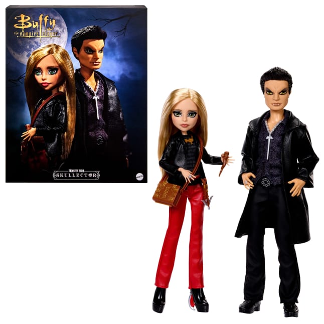Monster High Skullector Buffy The Vampire Slayer Collectible Dolls, Buffy & Angel 2-Pack - Image 1 of 