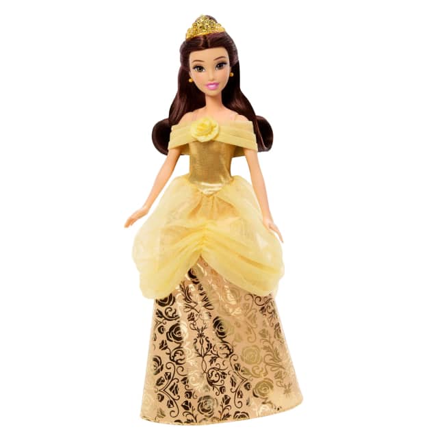 Disney Princess Enchanted Stories Belle Fashion Doll With Sparkling Dress & Accessories, Posable - Image 1 of 6