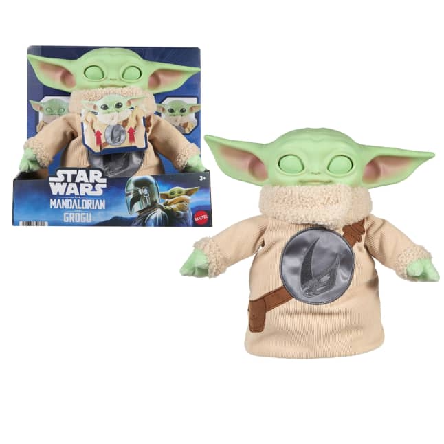 Star Wars The Mandalorian & Grogu Movie Pick-Me-Up Grogu Character Plush Rondel Design Vinyl Head - Image 1 of 6