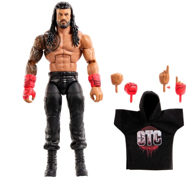 WWE Elite Roman Reigns Action Figure, Series #120, 6-Inch Collectible With Articulation & Accessories - Image 1 of 6