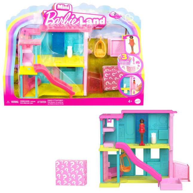 Barbie Mini Barbieland Doll House Playsets With 1.5-inch Doll, Furniture & Accessories - Imagen 1 de 6