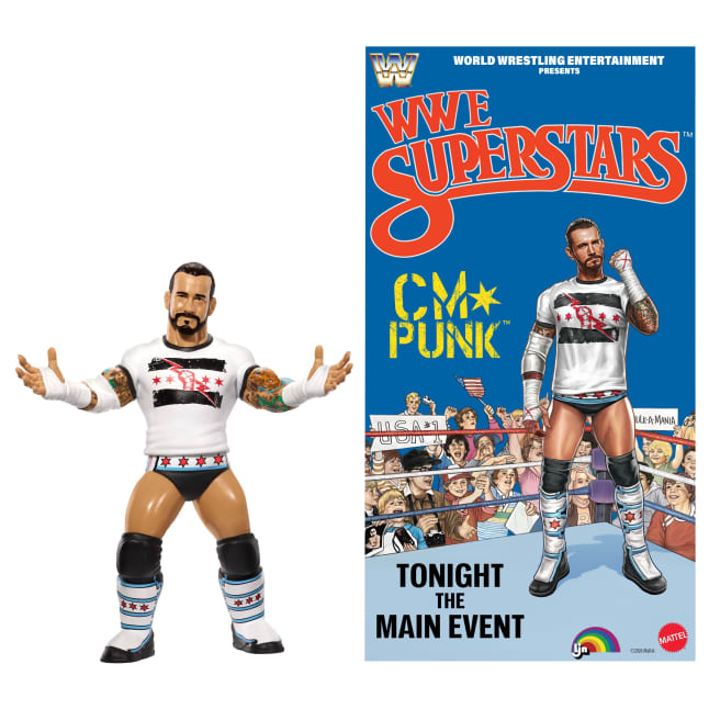 WWE Ljn Superstars Action Figure, 1980s Retro 8-Inch Collectible Toys - Image 1 of 