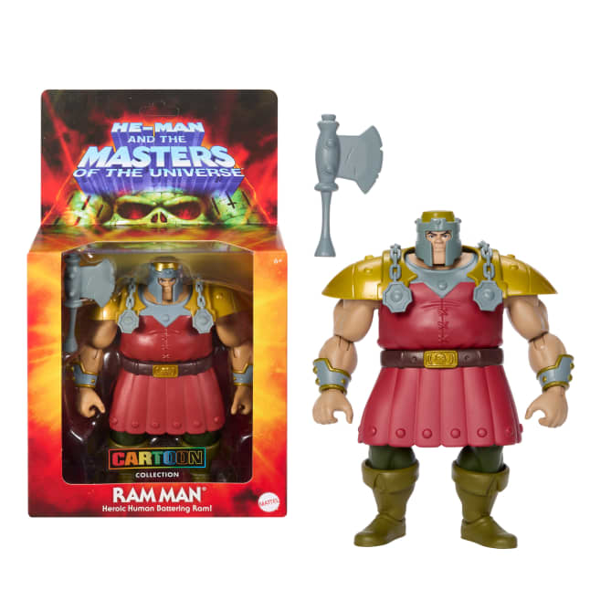 Masters Of The Universe Origins 200X Cartoon Collection Ram Man 5.5 Inch Deluxe Action Figure Toy - Image 1 of 6