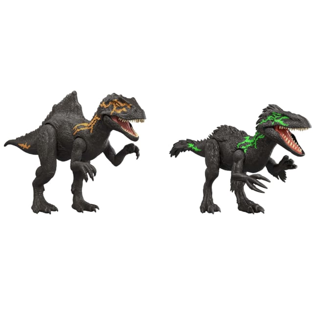 Jurassic World Dino Reveal deluxe Figurines Qui Changent de Couleur - Imagen 1 de 6
