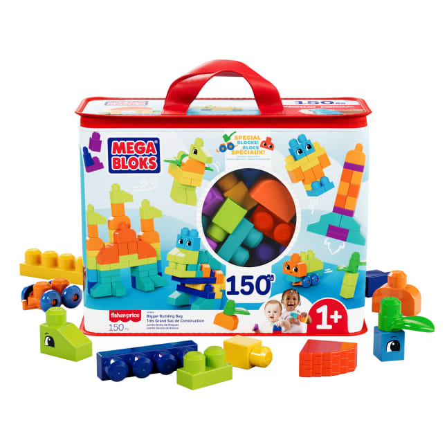 Mega Bloks Juguete de Construcción bolsa clásica de 150 bloques - Image 1 of 6