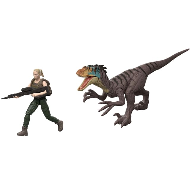 Jurassic World Brinquedo Pacote de humano e dinossauro - Imagen 1 de 6