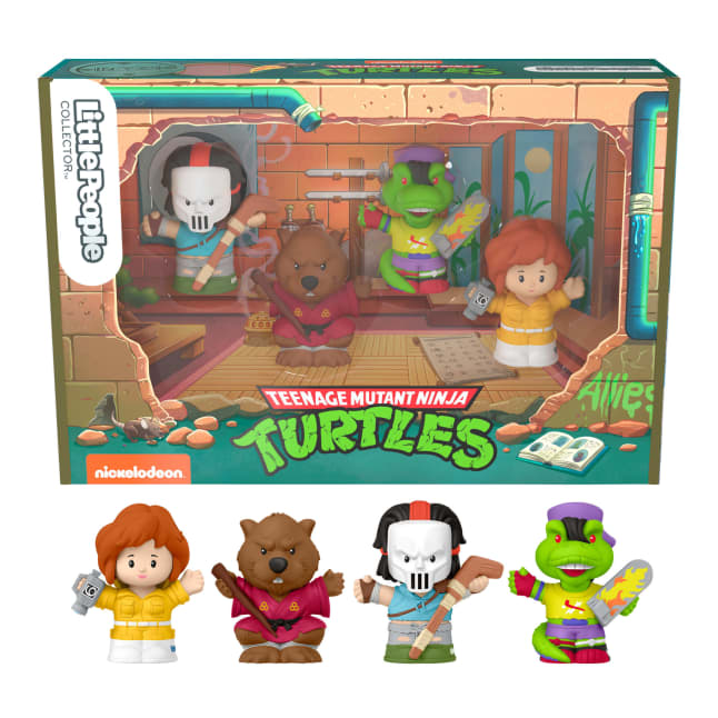 Little People Collector Teenage Mutant Ninja Turtles: Allies Special Edition Set For Adults & Fans - Imagem 1 de 6