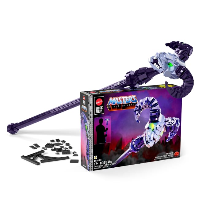 Mattel Brick Shop Masters Of The Universe Havoc Staff Collector Building Set (1098 Pieces) For Collectors - Image 1 of 