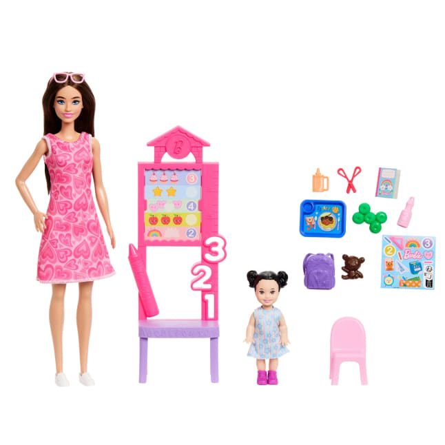 Barbie Métiers-Coffret Barbie Professeure-Poupées et Accessoires - Imagen 1 de 6