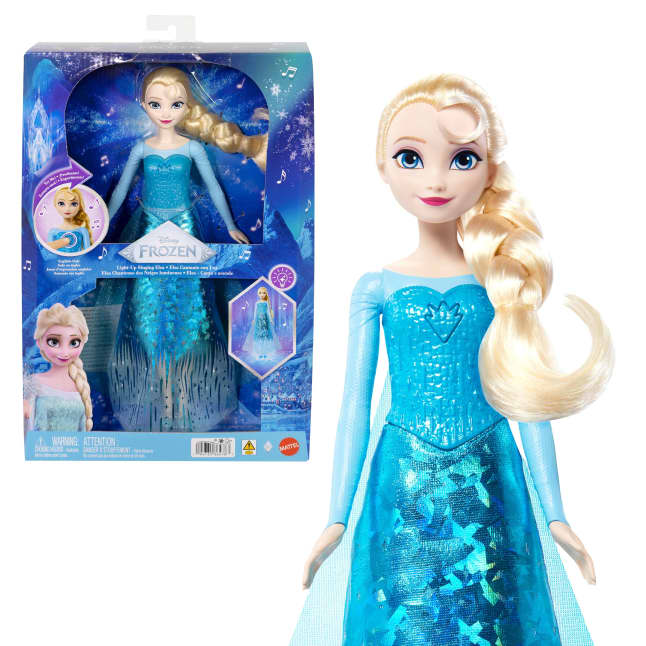 Disney Frozen Singing Elsa Fashion Doll With Lights & Music, Sings “Let It Go” From Movie - Image 1 of 6