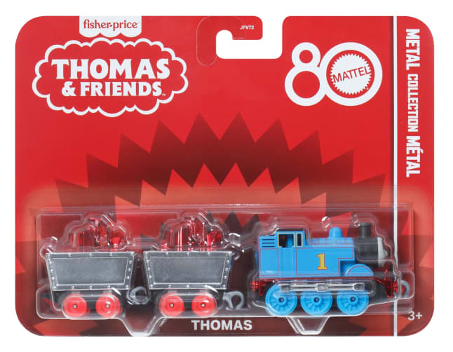 Thomas & Friends By Fisher-Price Small Die-Cast Mattel 80Th Engine, Collectible Toy Metal Train - Image 1 of 6