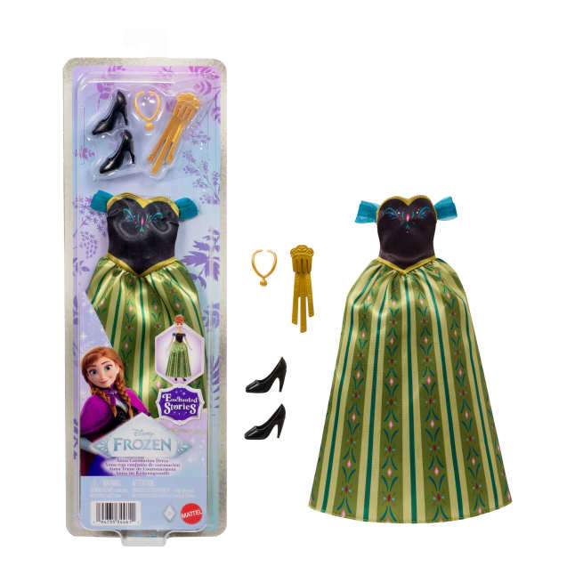 Disney Frozen Enchanted Stories Anna Clothing, Coronation Fashion & Accessories, Inspired By Movie - Image 1 of 6