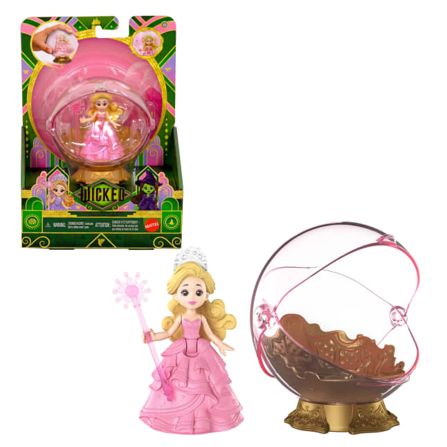 Universal Pictures’ Wicked Glinda's Floating Bubble Toy With Vehicle & Glinda Small Doll - Imagen 1 de 6