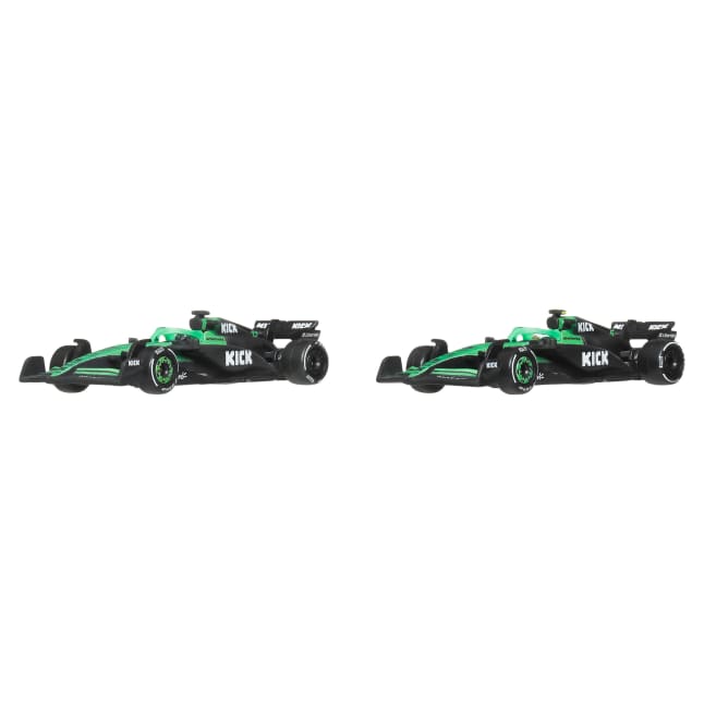 Hot Wheels Premium Kick Sauber F1 Team 2-Pack Of 1:64 Scale Racecars: Hulkenberg & Bortoleto - Imagen 1 de 6