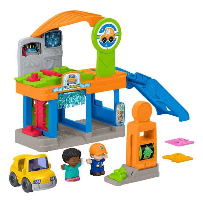 Little People Juguete para Bebés Estación de Servicio Divertida - Imagen 1 de 