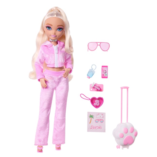 Barbie Dream Besties Weekend Getaway Malibu Fashion Doll With 7 Travel Themed Accessories - Image 1 of 6