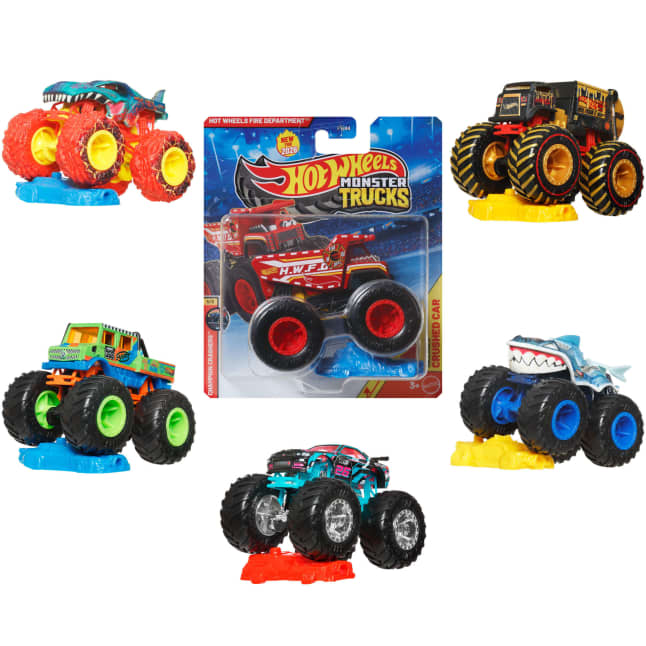 Hot Wheels Monster Trucks Vehículo de Juguete Auto Sorpresa Escala 1:64 - Imagen 1 de 6
