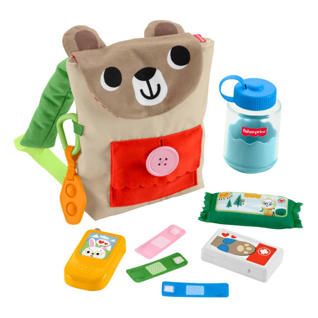Fisher-Price Infant Juguete para Bebés Mochila para Acampar de Osito - Imagen 1 de 6