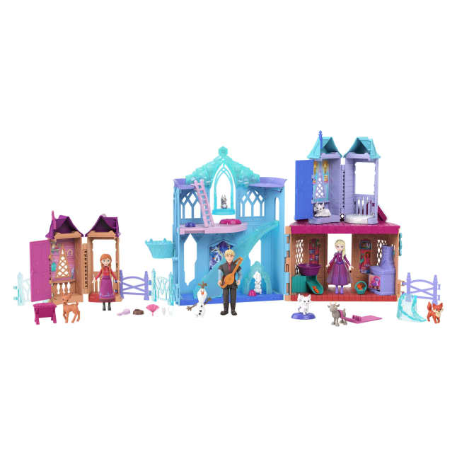 Disney Frozen Storytime Stackers Animals Of Arendelle Set, 3 Playsets, 3 Small Dolls & Accessories - Image 1 of 6