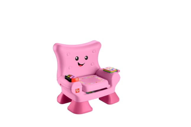 Fisher-Price Laugh & Learn Smart Stages Chair Electronic Learning Toy For Toddlers, Pink - Image 1 of 6
