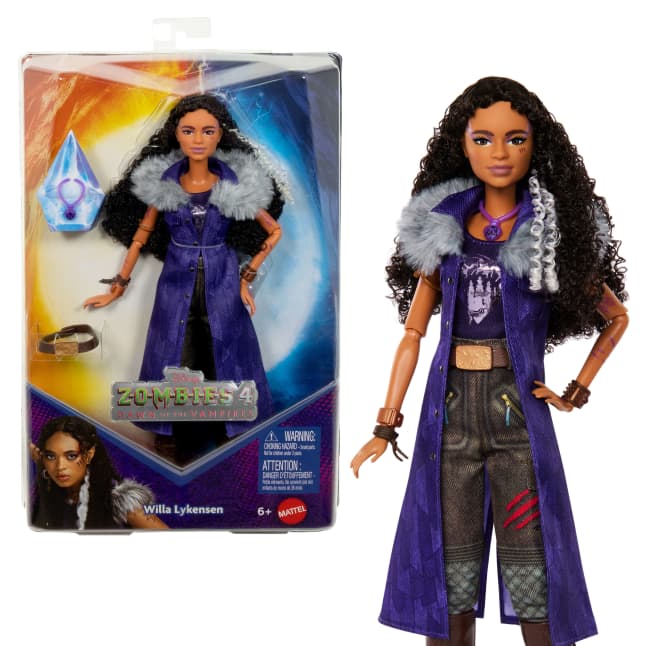 Disney Zombies 4: Dawn Of The Vampires Willa Lykensen Doll With Movie-Inspired Outfit & Accessories - Image 1 of 6