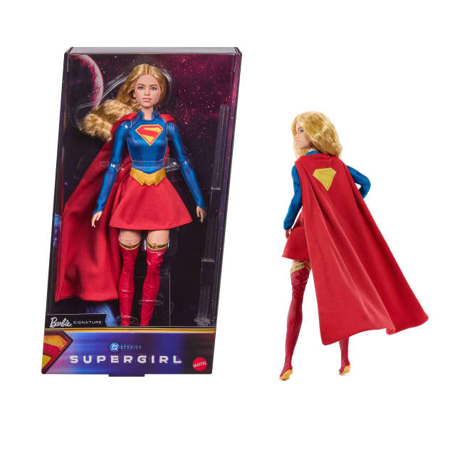 Barbie Signature DC Supergirl Fashion Doll, Super Hero Costume With Cape - Image 1 of 6