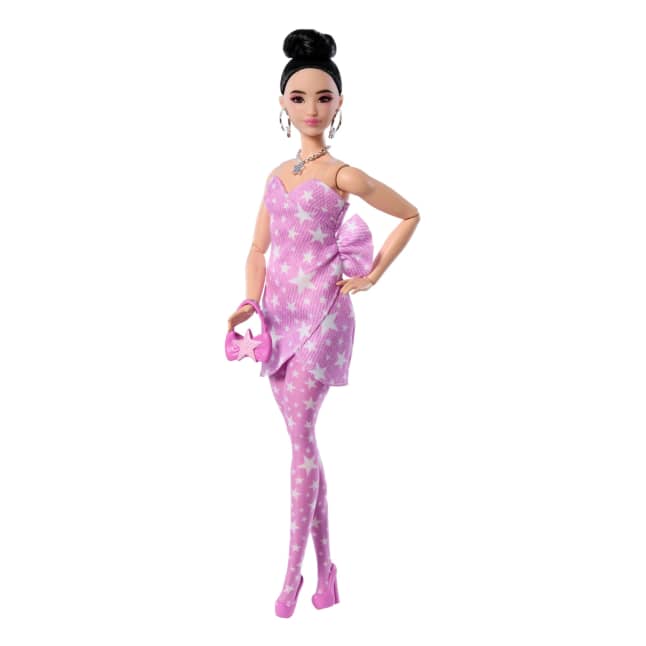 Barbie Fashionista Muñeca Barbie Fashionista Deluxe Style Muñeca Con Vestido Rosa - Imagem 1 de 6