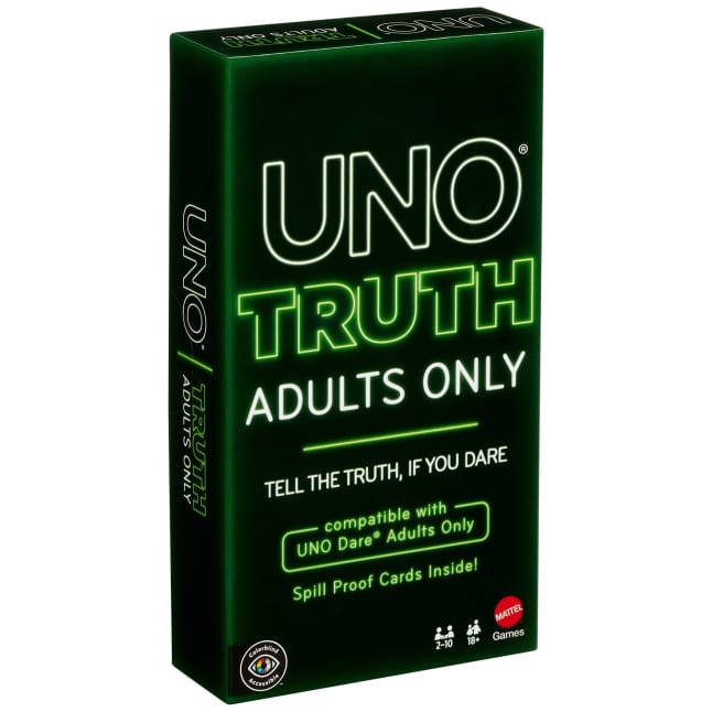 UNO Truth Adults Only Card Game, Play Anywhere, Travel, Dorm, Camping & Party - Image 1 of 6