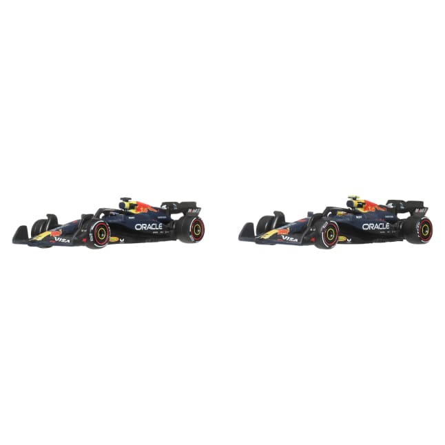 Hot Wheels Premium Formula 1 2-Pack Of Toy Cars, Oracle Red Bull Racing: Verstappen & Tsunoda - Imagen 1 de 6