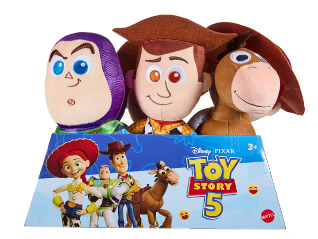 Assortiment de Peluches Représentant Les Personnages de Toy Story 5 de Disney et Pixar - Image 1 of 6