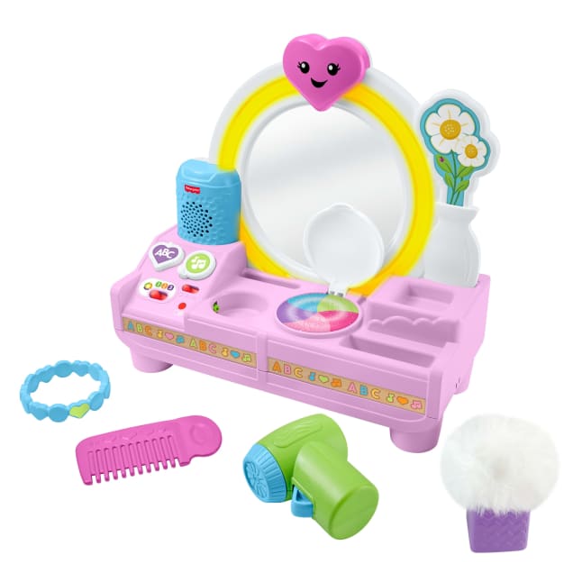 Fisher-Price Ríe y Aprende Juguete para Bebés Tocador Prepárate y Aprende - Image 1 of 