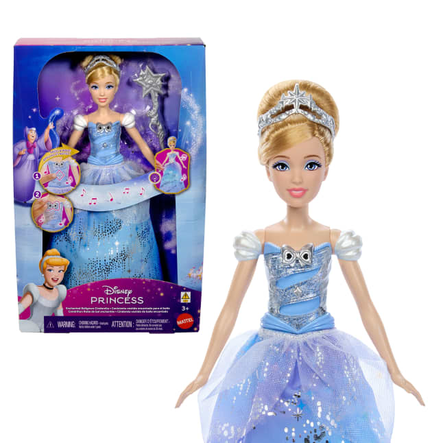Disney Princesa Muñeca Cinderella con Luces y Sonido - Image 1 of 