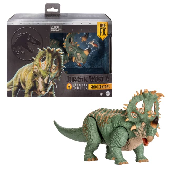 Jurassic World Hammond Collection Dinossauro de Brinquedo Sinoceratops - Image 1 of 6