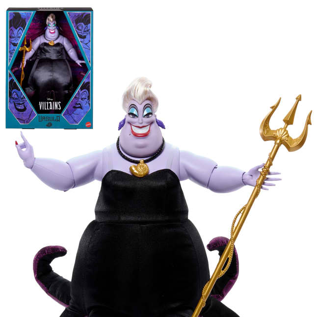 Disney Collector Ursula Collectible Villains Fashion Doll in Signature Look With 1 Accessory - Image 1 of 6
