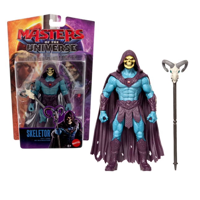 Masters Of The Universe 2026 Movie Skeletor 5.5 Inch Action Figure Villain Toy, Havoc Staff - Image 1 of 6