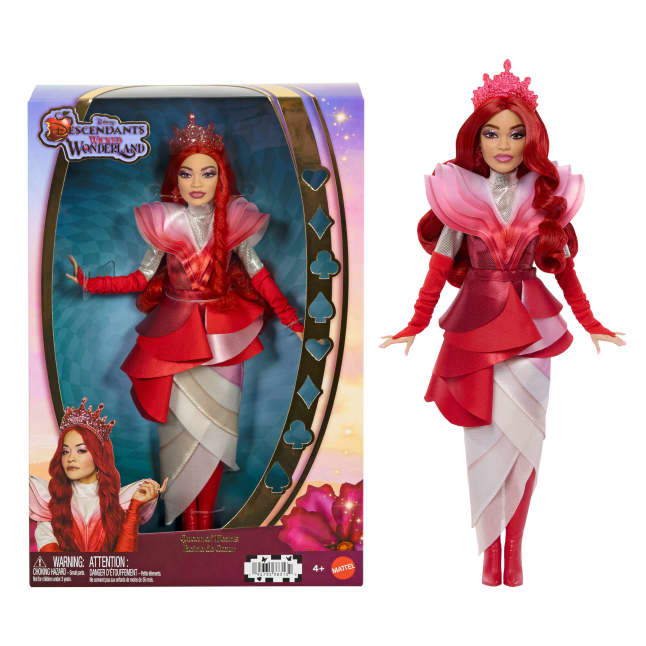 Disney Descendants: Wicked Wonderland Deluxe Doll & Accessory - Queen Of Hearts - Imagem 1 de 