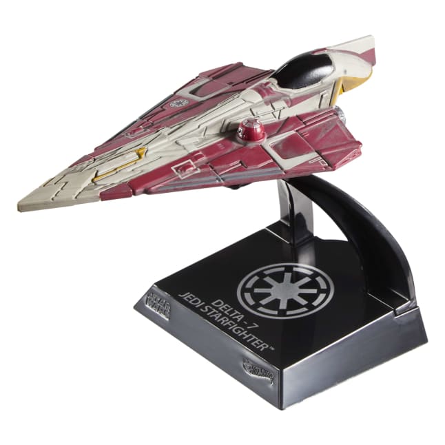Hot Wheels Collector Veículo de Brinquedo Star Wars Jedi Starfighter - Imagen 1 de 6