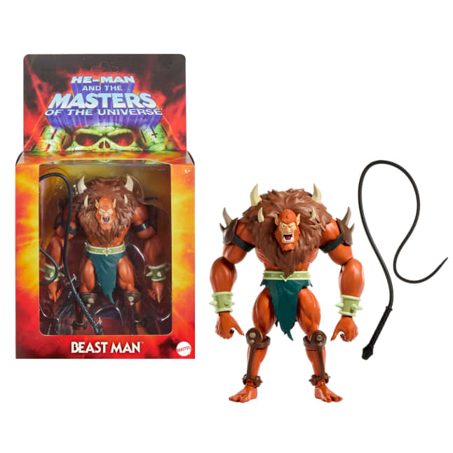 Masters Of The Universe Origins Cartoon Collection Beast Man 5.5 Inch Deluxe Action Figure Toy - Image 1 of 6