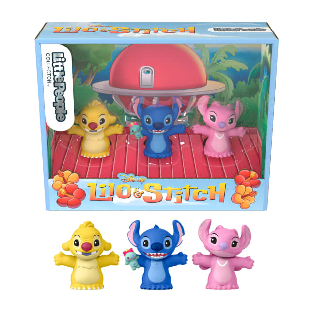 Little People Collector Set Disney Stitch & The Cousins Special Edition For Fans, 3 Figures - Image 1 of 6