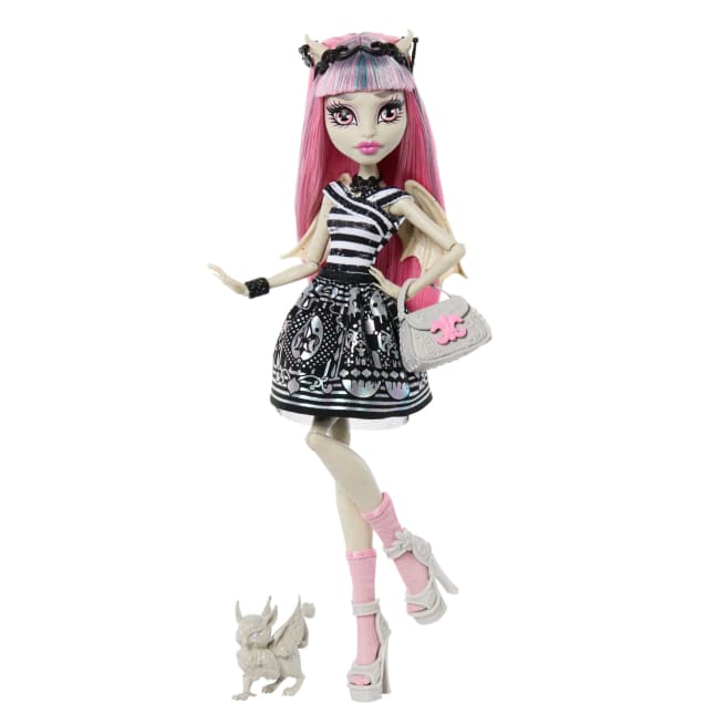 Monster High Boo-Riginal Creeproduction Rochelle Goyle Doll With Diary, Doll Stand And Pet - Image 1 of 6